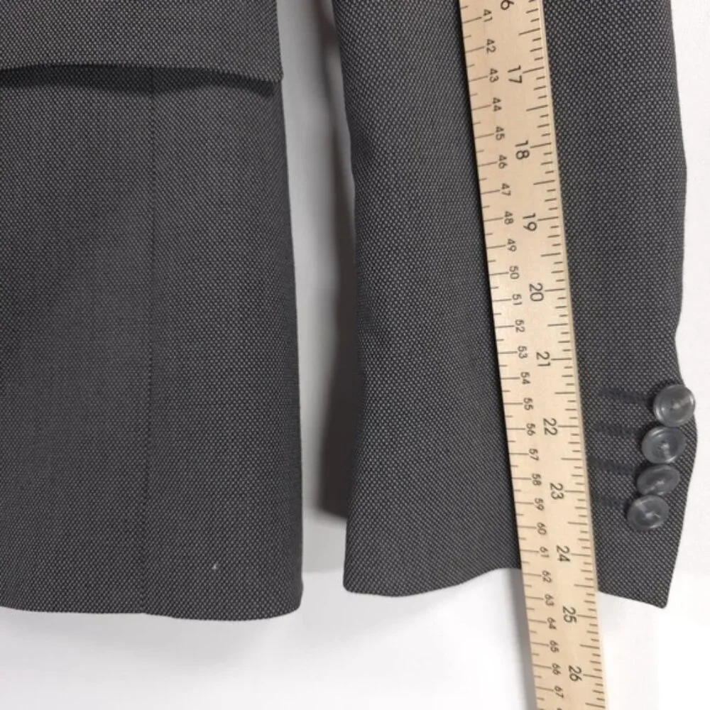 ZARA 2 Button Blazer‎ Double Vent MADE IN TUNISIA 🇹🇳 3467/620/801 Size 36